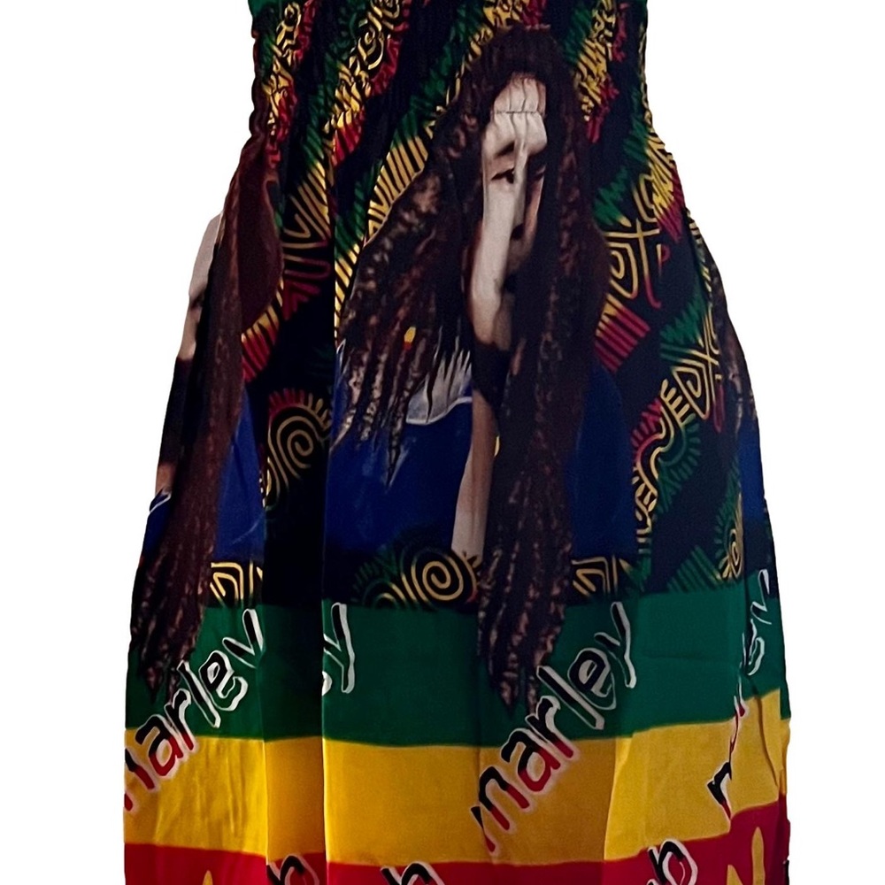 Bob Marley Rasta Dress Free Size - Picture 2 of 3